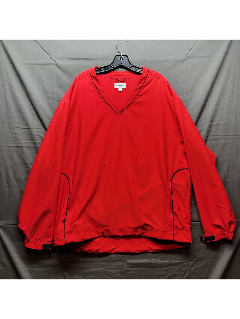 Cutter & Buck CB WindTec Men's Large Red Windbreaker Pull Over